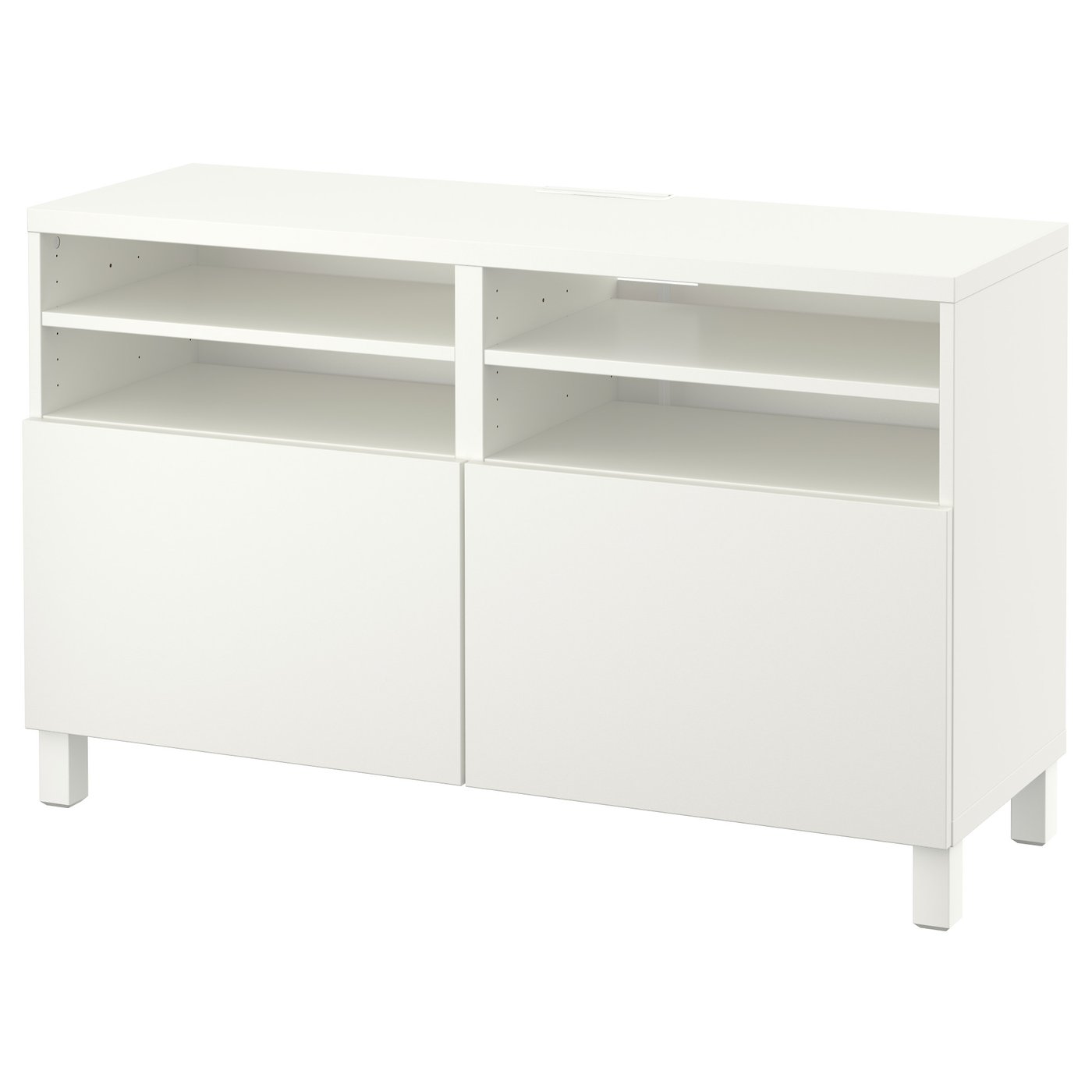 IKEA  テレビ台　ベストー　白 BESTÅ ベストー テレビ台 扉付き, ホワイト/ラップヴィーケン