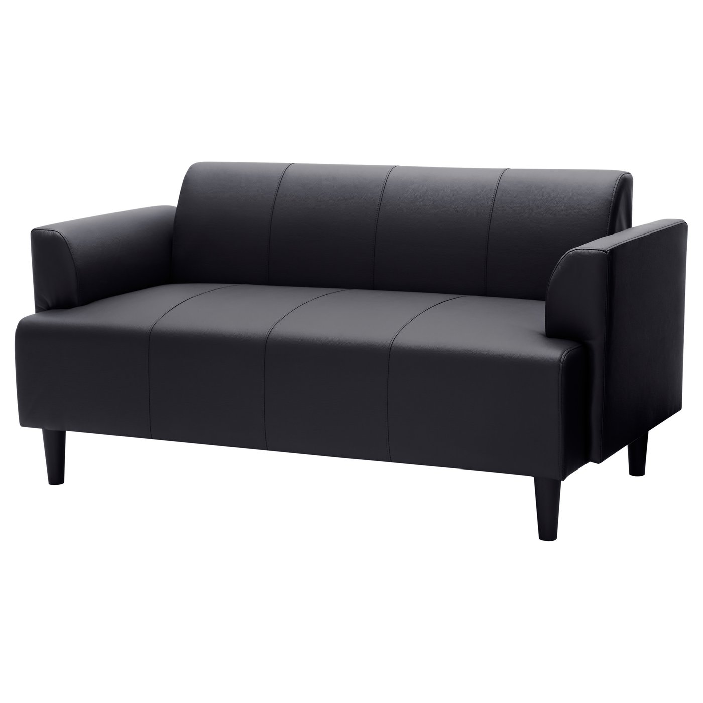 IKEA クッション付き1人掛けソファ（黒/緑） IKEA クッション付き1人掛けソファ（黒/緑）