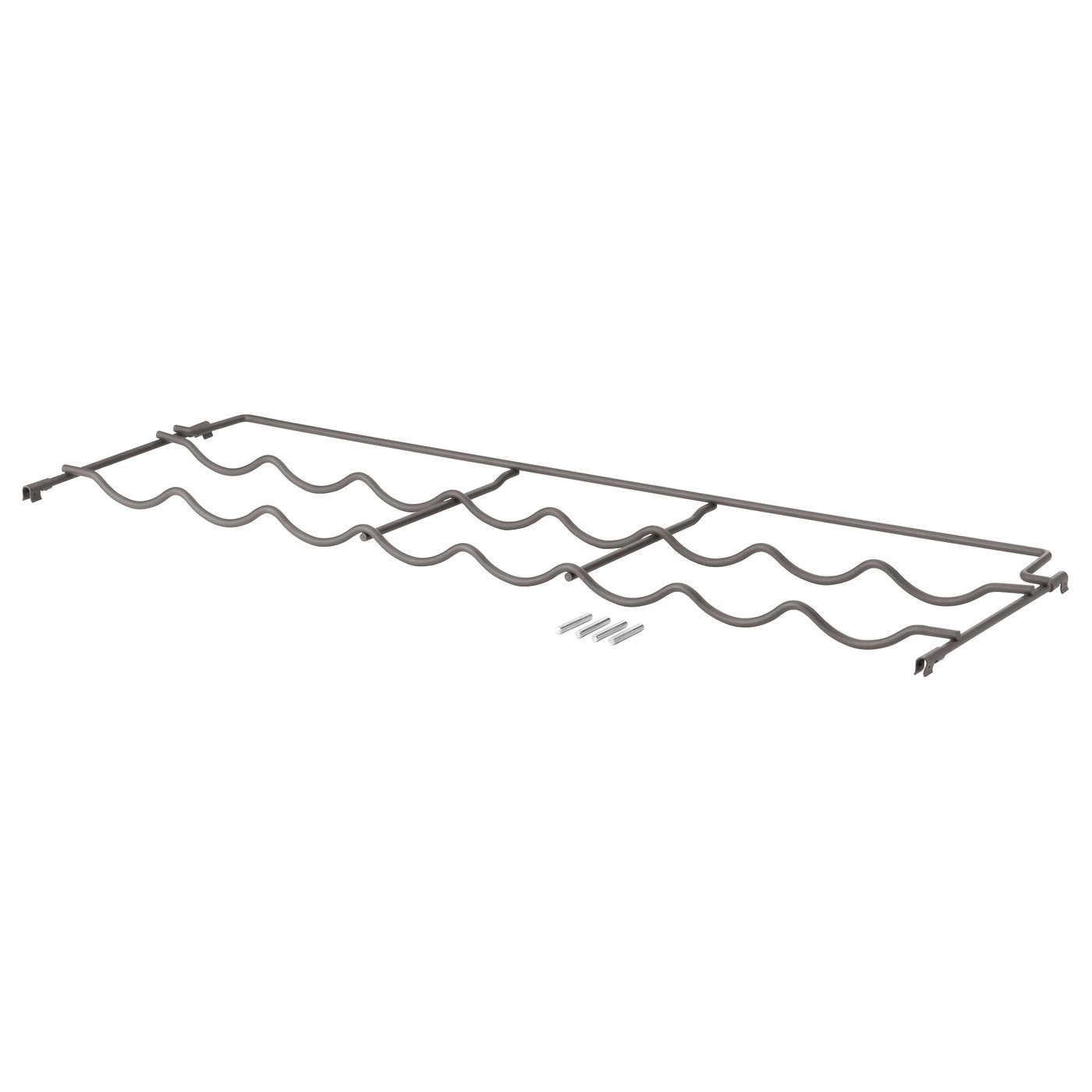 4月掲載終了・IKEA イーヴァル（チェスト・ボトルラック付）　IVAR IVAR イーヴァル ボトルラック, グレー, 83x30 cm - IKEA