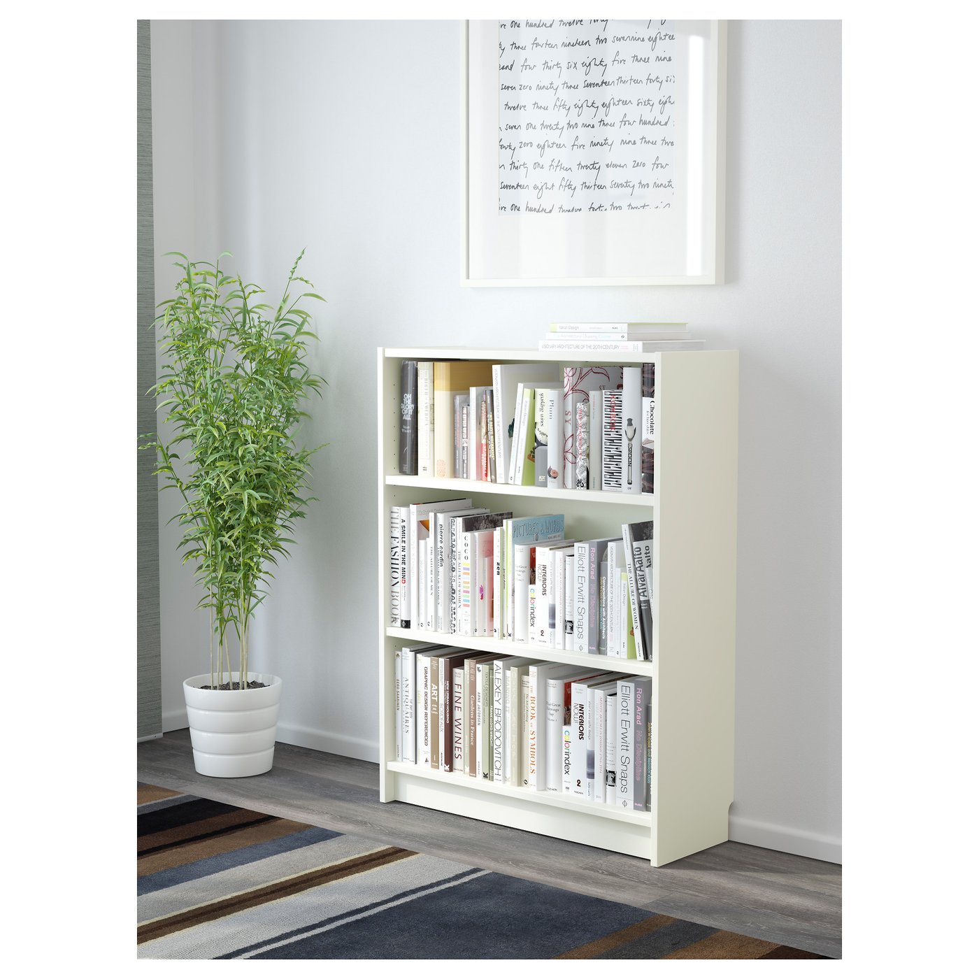 Bibliothèque IKEA Billy – Noir – 80x28x106 Cm – 3 étagères – Occasion