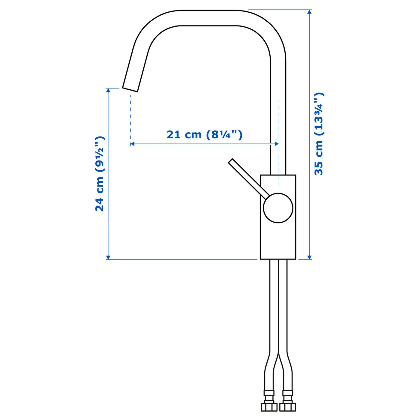 IKEA ALMAREN JSS 3200 キッチン混合栓80L/min 0531985_pe647721_s5.jpg