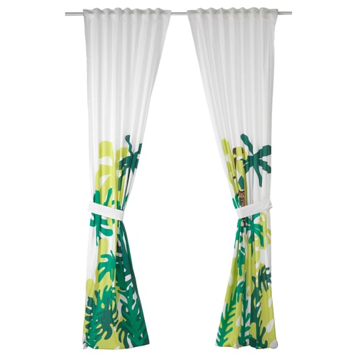 Djungelskog Rideaux Embrasses 2 Pcs Singe Vert 1x300 Cm Ikea Djungelskog Rideaux Embrasses 2 Pcs Singe Vert 1x300 Cm Ikea