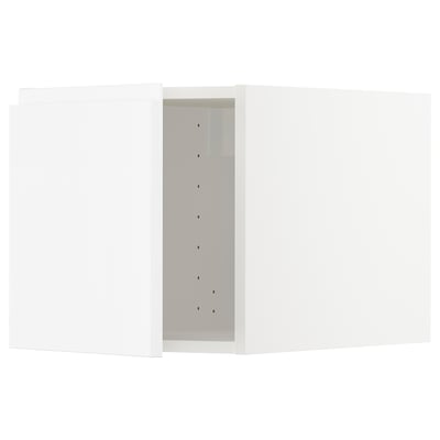 METOD メトード トップキャビネット, ホワイト/ヴォックストルプ ハイグロス/ホワイト, 40x60x40 cm