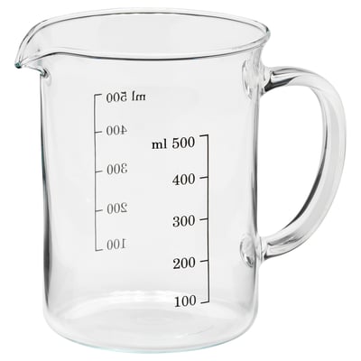 VARDAGEN ヴァルダーゲン 計量カップ, ガラス, 0.5 l