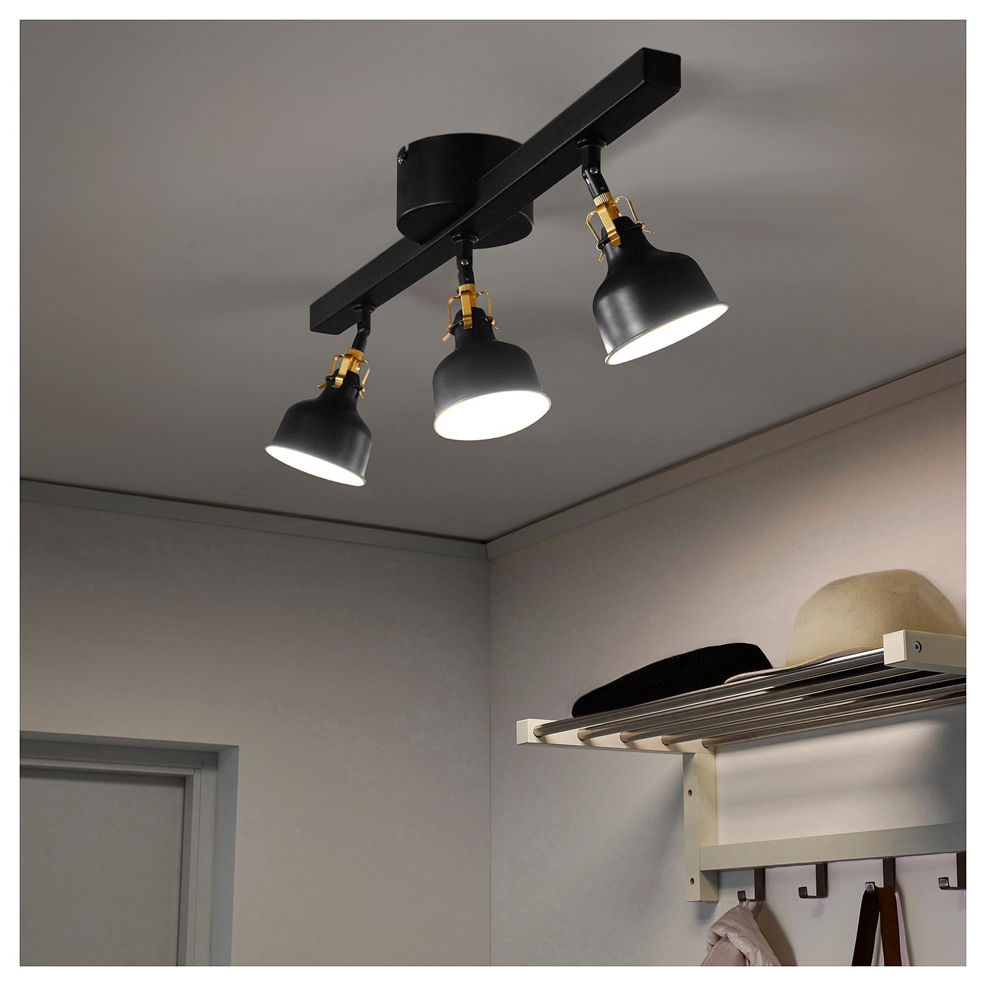 IKEA ラーナルプシーリングライト +トロードフリ電球+ゲートウェイ3点セット IKEA ラーナルプシーリングライト +トロードフリ電球+