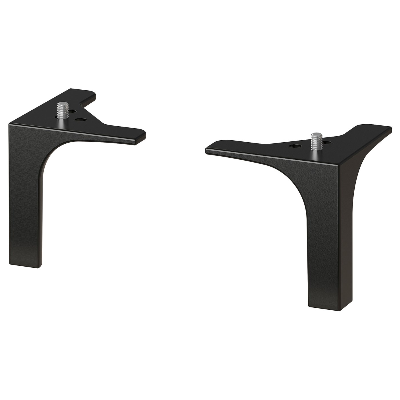 6個セット　IKEA ベストー　NANNARP ナンナルプ 脚, アルミニウム NANNARP ナンナルプ 脚, ホワイト - IKEA