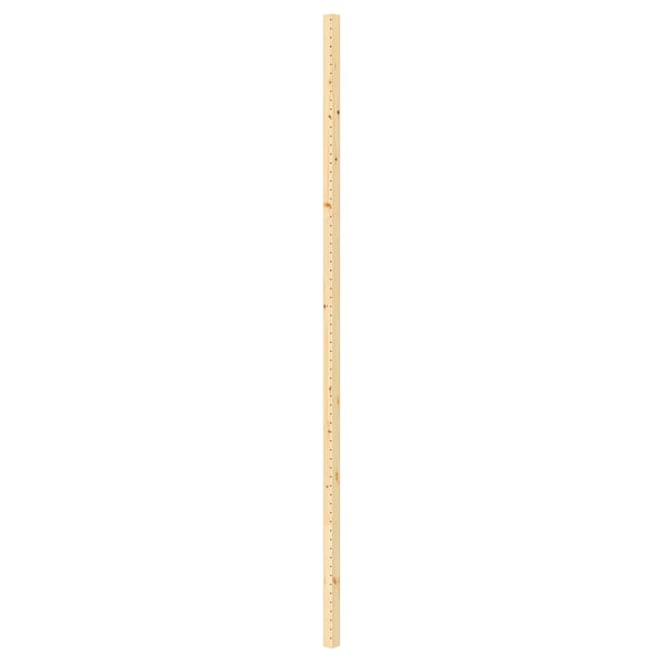 A single IVAR wooden pole, light tan in color, with a rectangular shape, and a natural wood grain design.