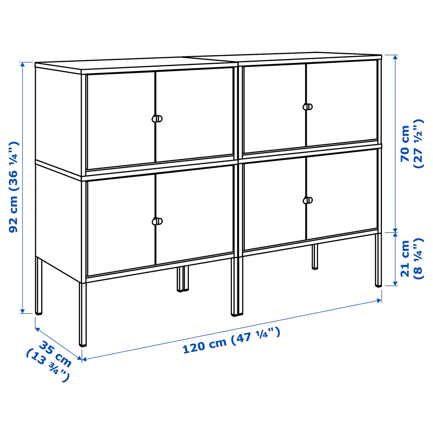 IKEA イケア LIXHULT リックスフルト ブルー 35×35 2個セット IKEA イケア LIXHULT リックスフルト ブルー 35×35 2個セット