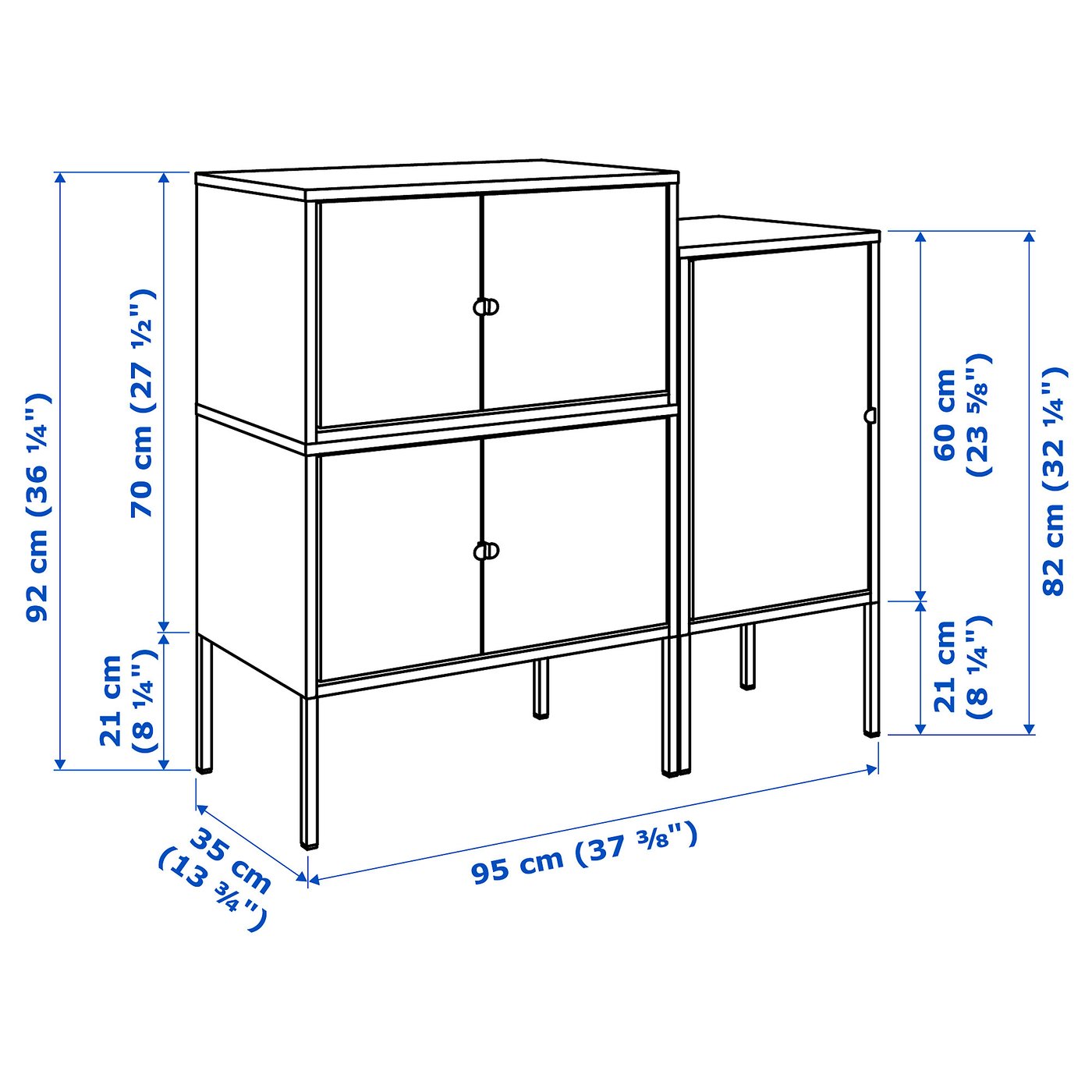 ✰IKEA　イケア　LIXHULT　リックスフルト　キャビネット　2台セット ✰IKEA イケア LIXHULT リックスフルト キャビネット 2台セット