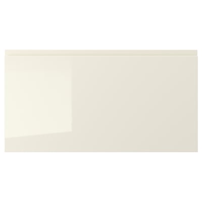 VOXTORP ヴォックストルプ 引き出し前部, ハイグロス ライトベージュ, 75x40 cm