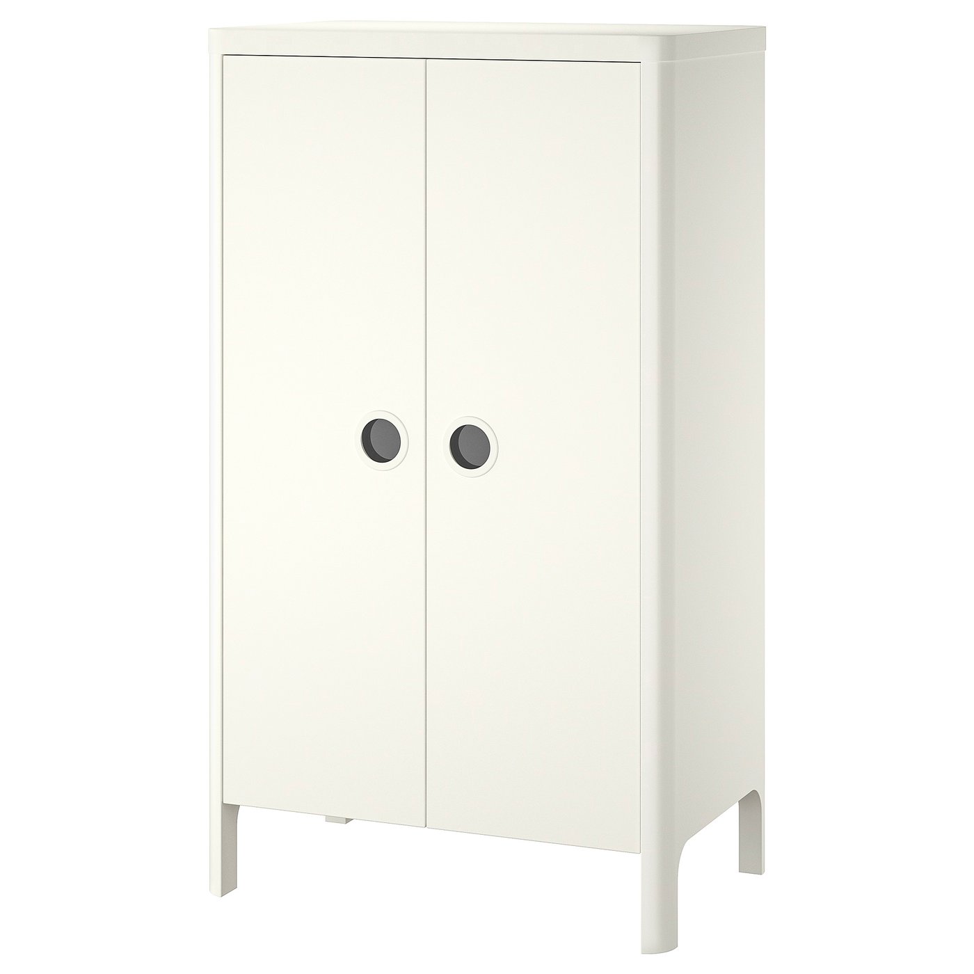 IKEA イケア BUSUNGE ブースンゲ クローゼット タンス BUSUNGE ブースンゲ ワードローブ, ホワイト, 80x140 cm - IKEA