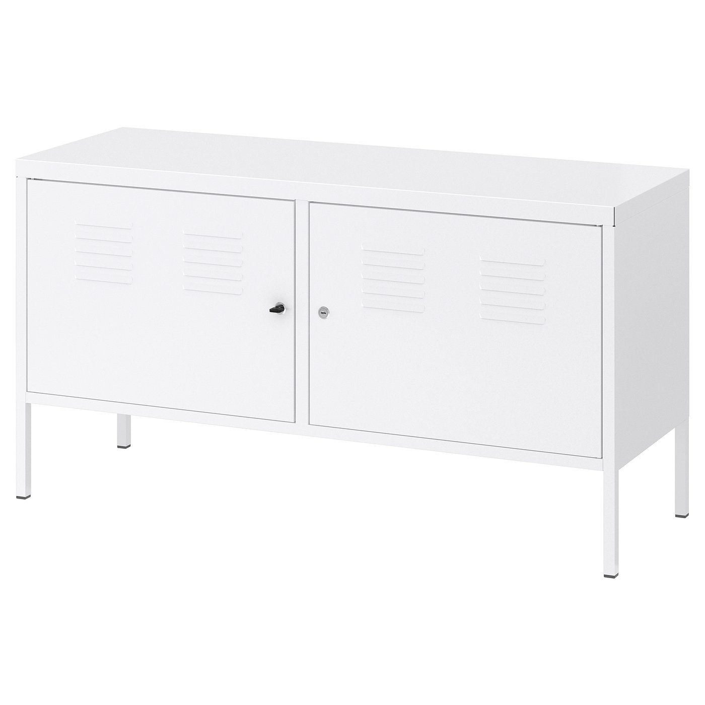 【イケア-】IKEA PS キャビネット ホワイト 鍵付き　250128-1 IKEA PS キャビネット, ホワイト, 119x63 cm - IKEA