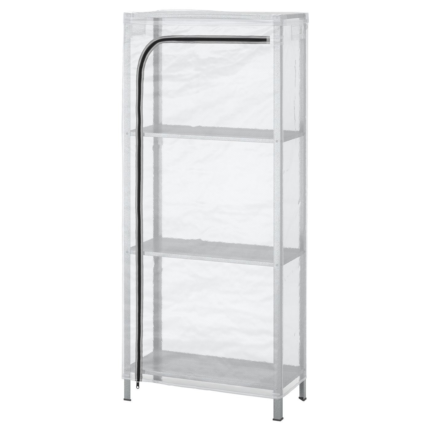 ヒュッリス IKEA 組み立て済み HYLLIS ヒュッリス シェルフユニット, 室内/屋外用, 60x27x74 cm