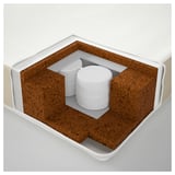 DRÖMMANDE مرتبة بنوابض مغلّفة لمهد, ‎60x120x11 سم‏