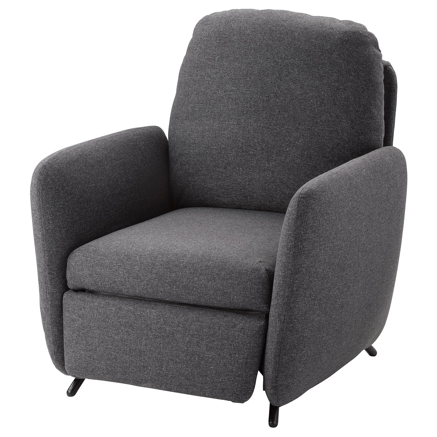 MUREN ムーレン　IKEA  リクライニングチェア MUREN ムーレン リクライニングチェア, レマルン ライトグレー