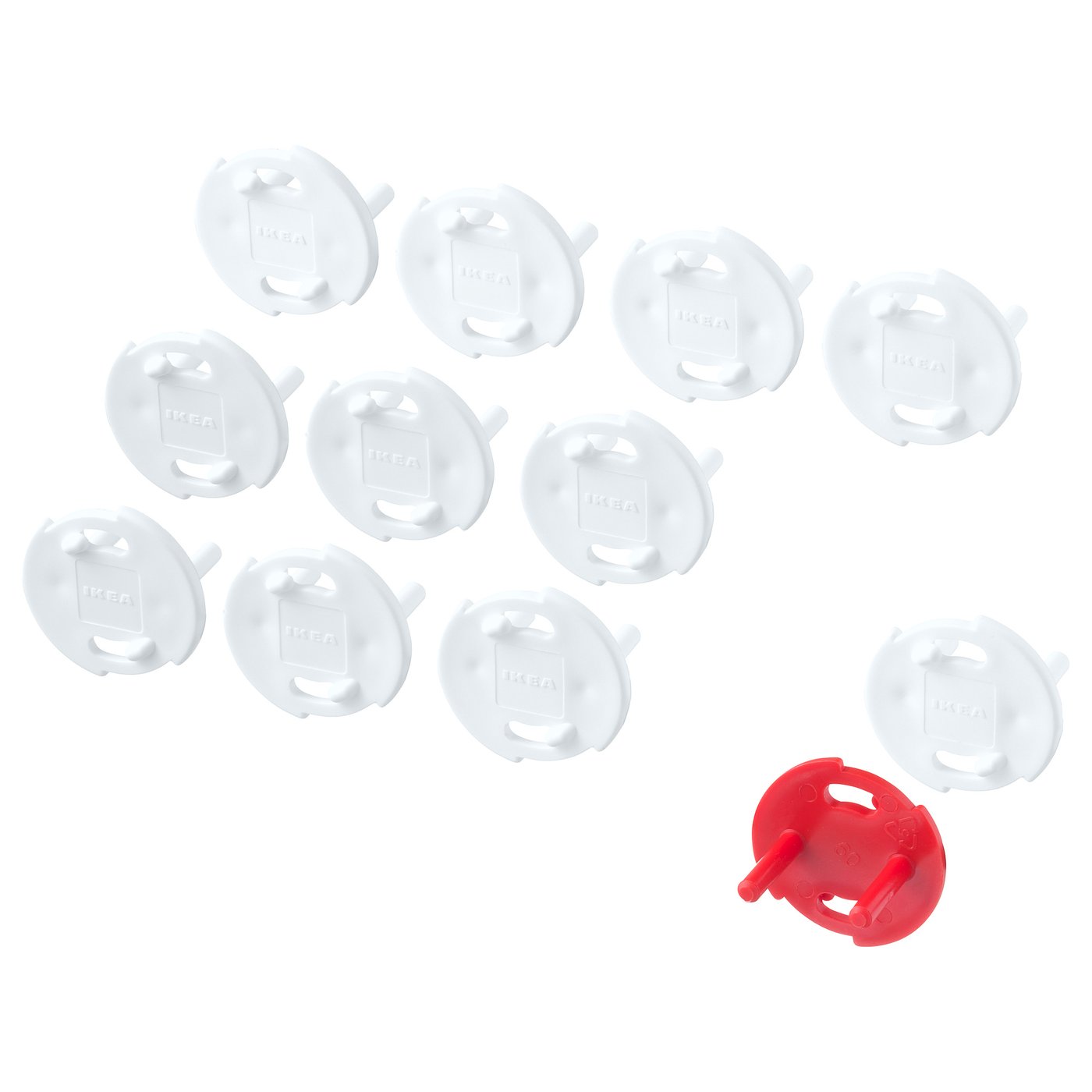 Patrull Obturateur De Prise Blanc Ikea