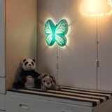 UPPLYST مصباح حائط LED, الفراشة أزرق فاتح