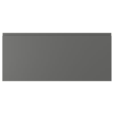 VOXTORP ヴォックストルプ 引き出し前部, ダークグレー, 90x40 cm