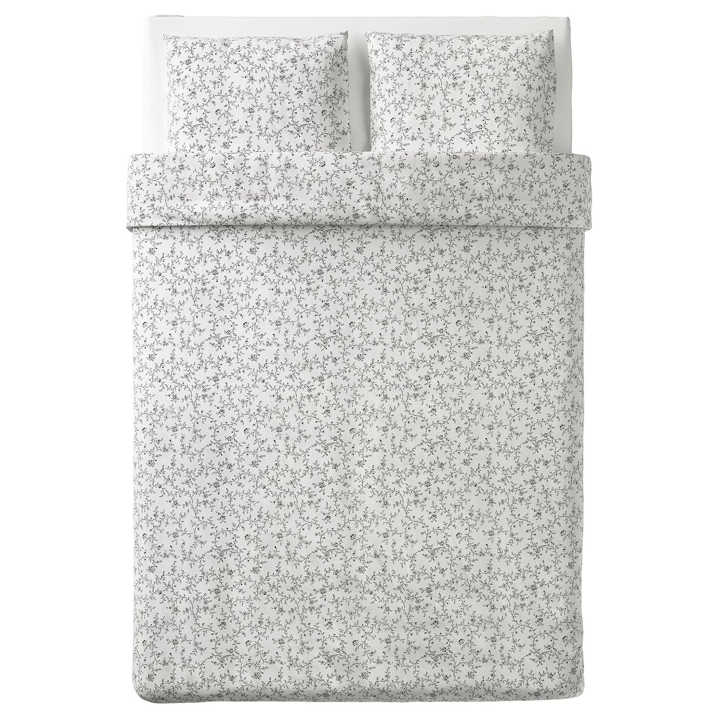IKEA MARKERAD イケア掛布団カバー＆枕カバー　シングルサイズ KOPPARRANKA コッパランカ 掛け布団カバー＆枕カバー（枕カバー2