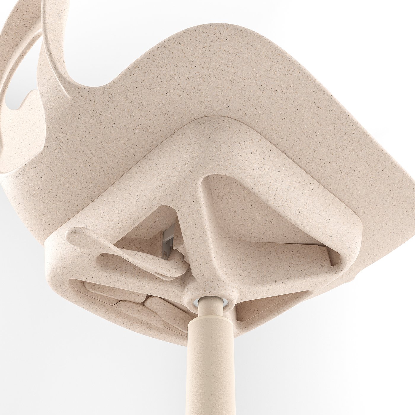 希少品　IKEA ODGER イケア　オドゲル 回転チェア ODGER オドゲル 回転チェア, ホワイト, ベージュ - IKEA