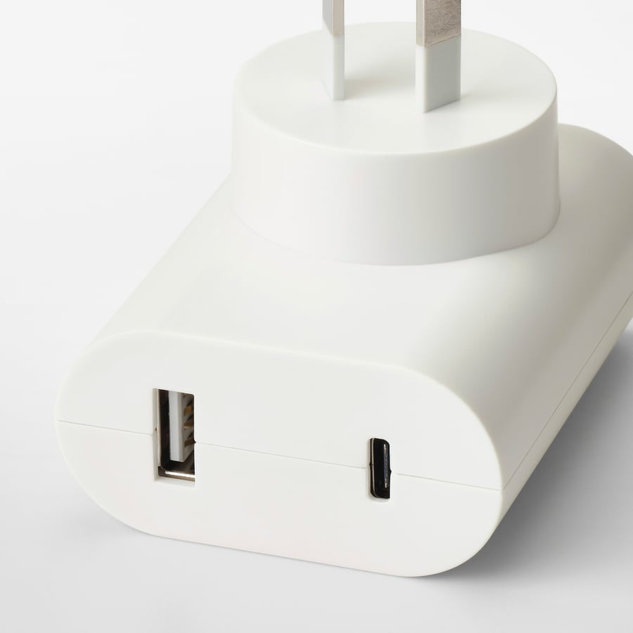 ÅSKSTORM 23W USB charger, white IKEA