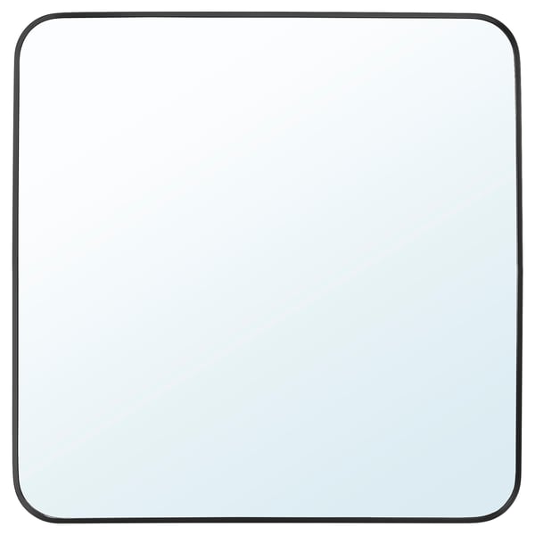 LINDBYN مرآة, أسود, ‎60x60 سم‏