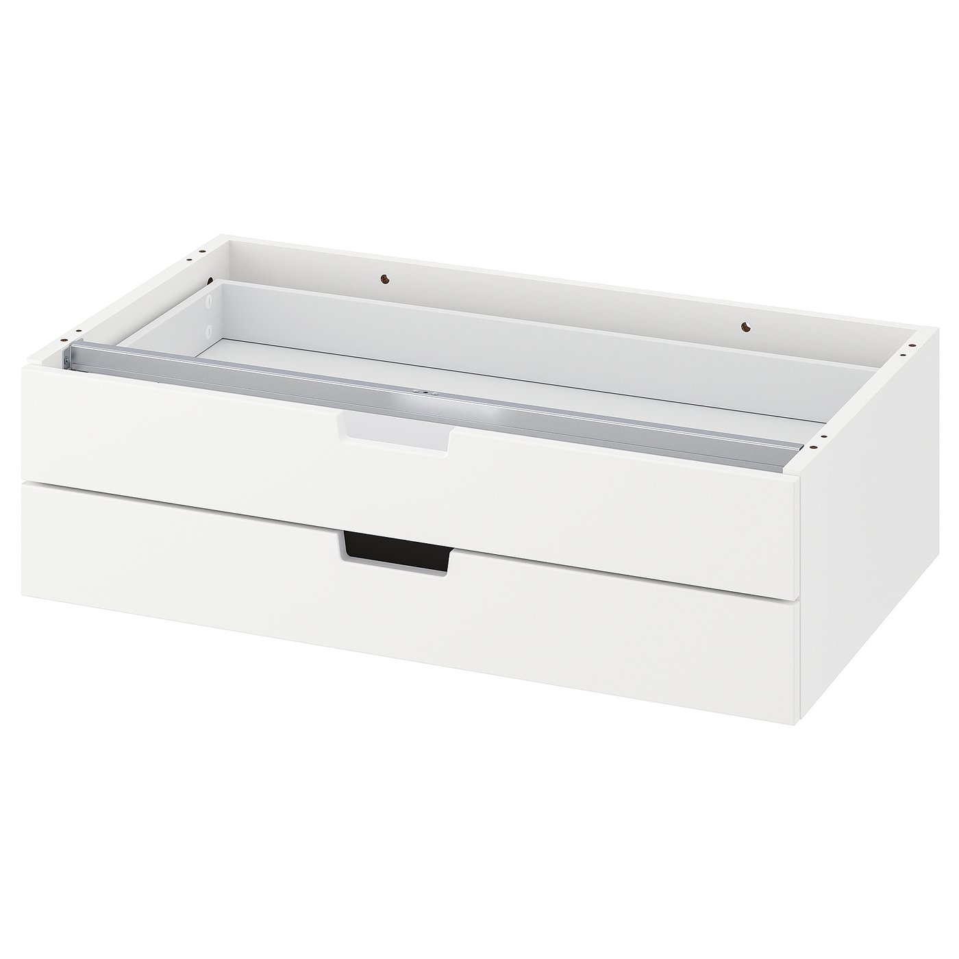 IKEA ホワイト チェスト ノールドリ NORDLI ノールドリ チェスト（引き出し×4）, ホワイト, 80x192