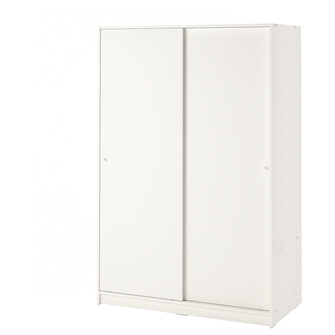 IKEA 棚 KLEPPSTAD ワードローブ ホワイト 79x176 cm KLEPPSTAD クレップスタード ワードローブ 扉2枚付, ホワイト - IKEA