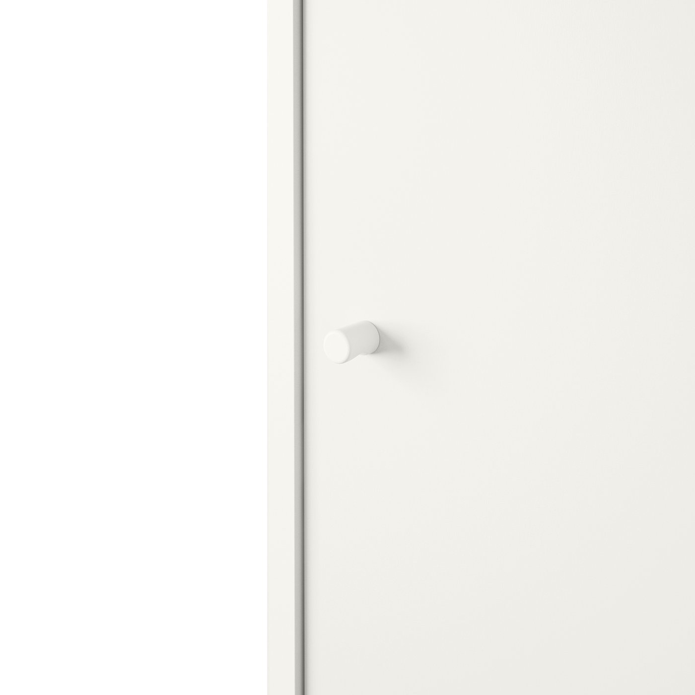 KLEPPSTAD クレップスタード ワードローブ 扉2枚付, ホワイト - IKEA
