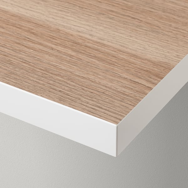 Linnmon Plateau Blanc Effet Chene Blanchi 150x75 Cm Ikea