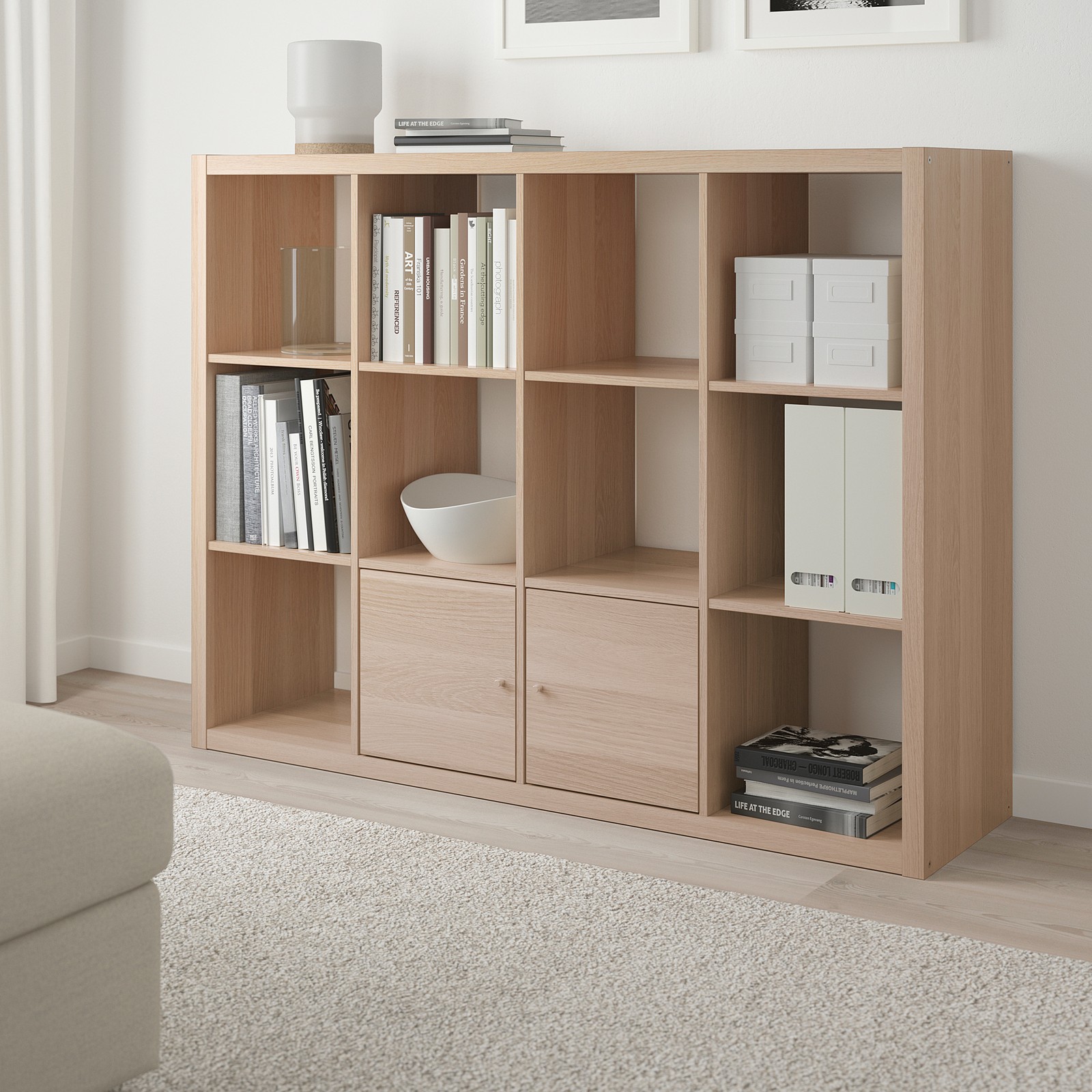Etagere Chene Blanchi