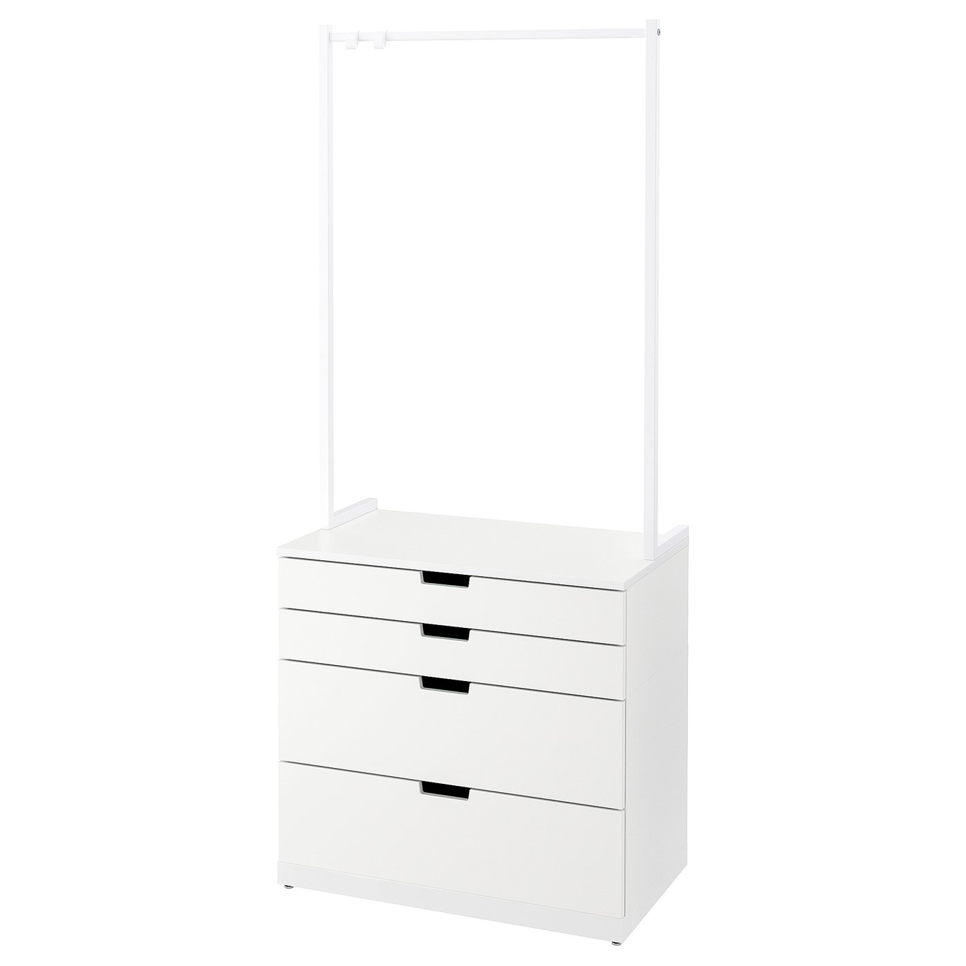 IKEA チェスト タンス 収納 ノールドリ NORDLI ホワイト NORDLI ノールドリ チェスト（引き出し×8）, ホワイト, 80x99 cm