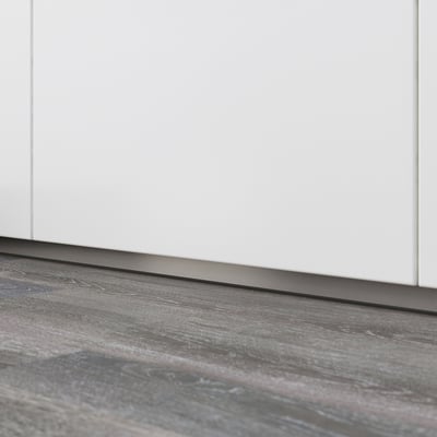 FÖRBÄTTRA フォルベットラ 蹴込み板, ステンレスカラー, 90x3 cm