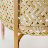 KNIXHULT اضاءة ارضية, خيزران/صناعة يدوية