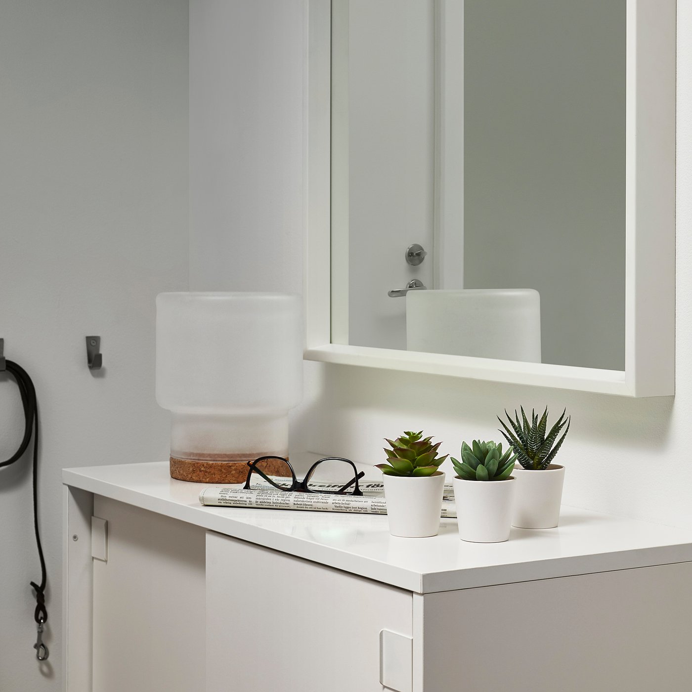 【IKEA/FEJKAフェイカ】人工サボテン　鉢カバー付き FEJKA フェイカ 人工観葉植物 鉢カバー付き, 室内/屋外用 多肉