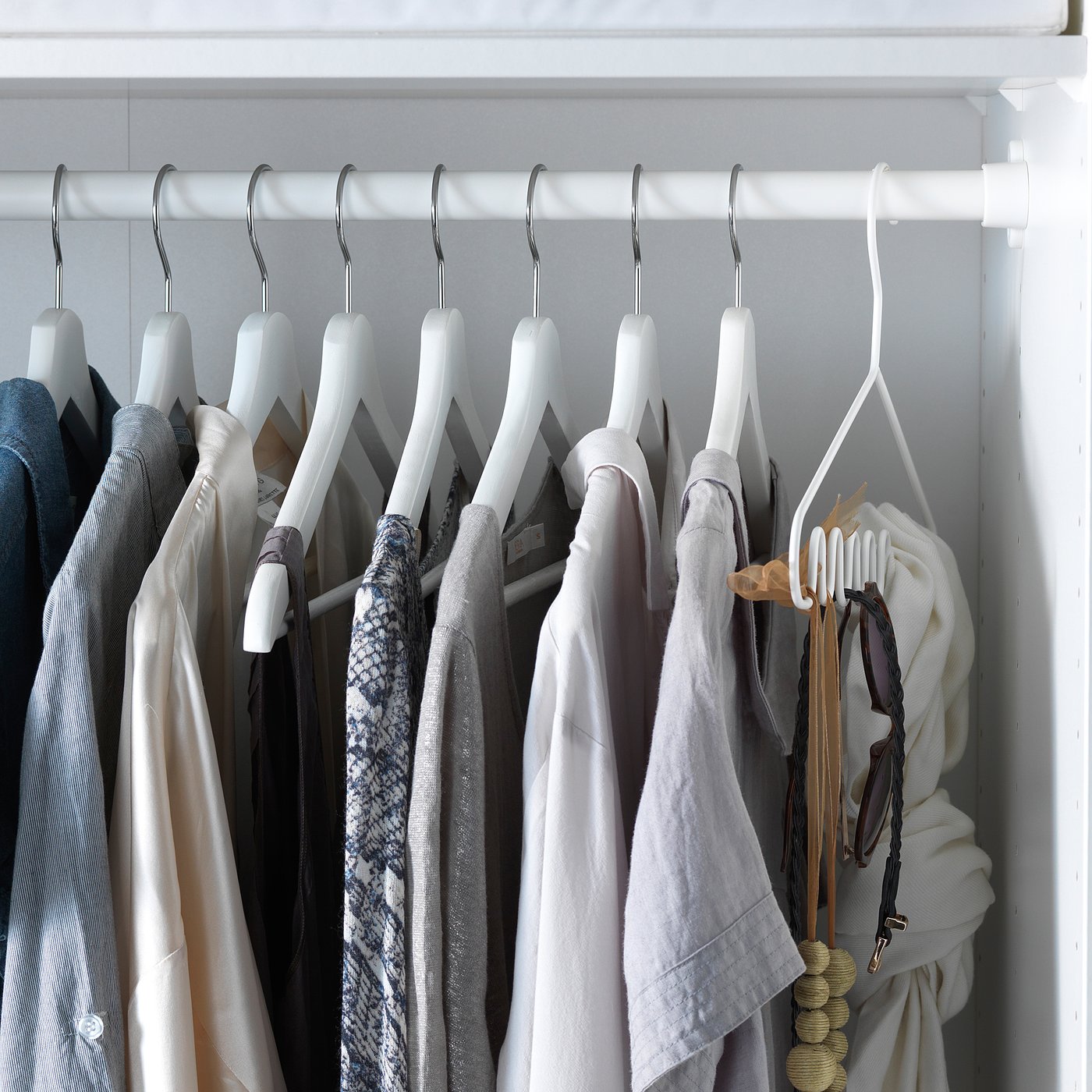 STAJLIG スタイリグ 多機能ハンガー, ホワイト 室内/屋外用 - IKEA