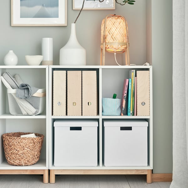 KNIXHULT مصباح طاولة, خيزران/صناعة يدوية