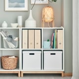 KNIXHULT مصباح طاولة, خيزران/صناعة يدوية