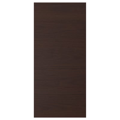 ASKERSUND アスケルスンド カバーパネル, ダークブラウン アッシュ調, 39x86 cm