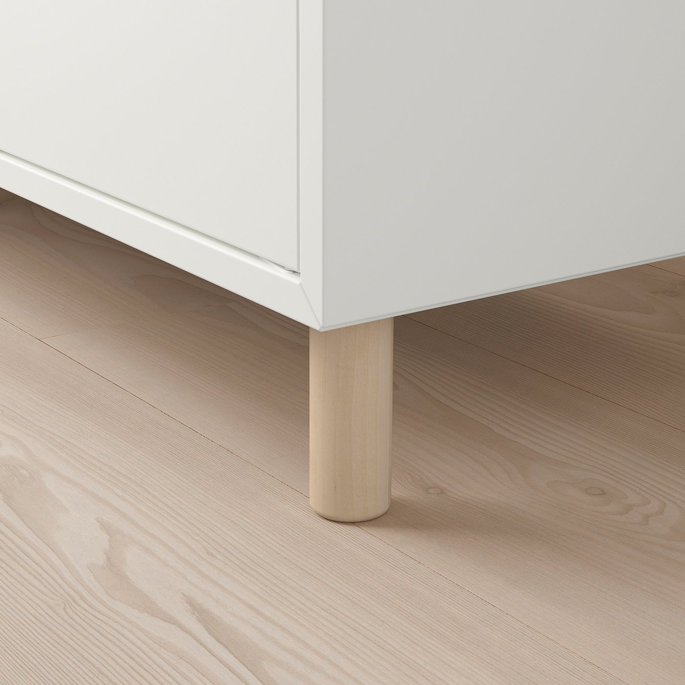 【直引取り可】 IKEA エーケト(EKET) 脚付き　完成品 EKET エーケト キャビネットコンビネーション 脚付き, ホワイト