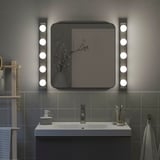 LINDBYN مرآة, أسود, ‎60x60 سم‏