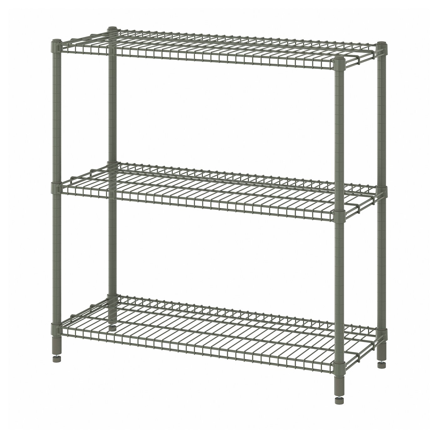 IKEA イケア　OMAR オマル　グレーグリーン　収納棚　シェルフ　ラック OMAR オマル シェルフユニット, グレーグリーン, 92x36x94 cm - IKEA