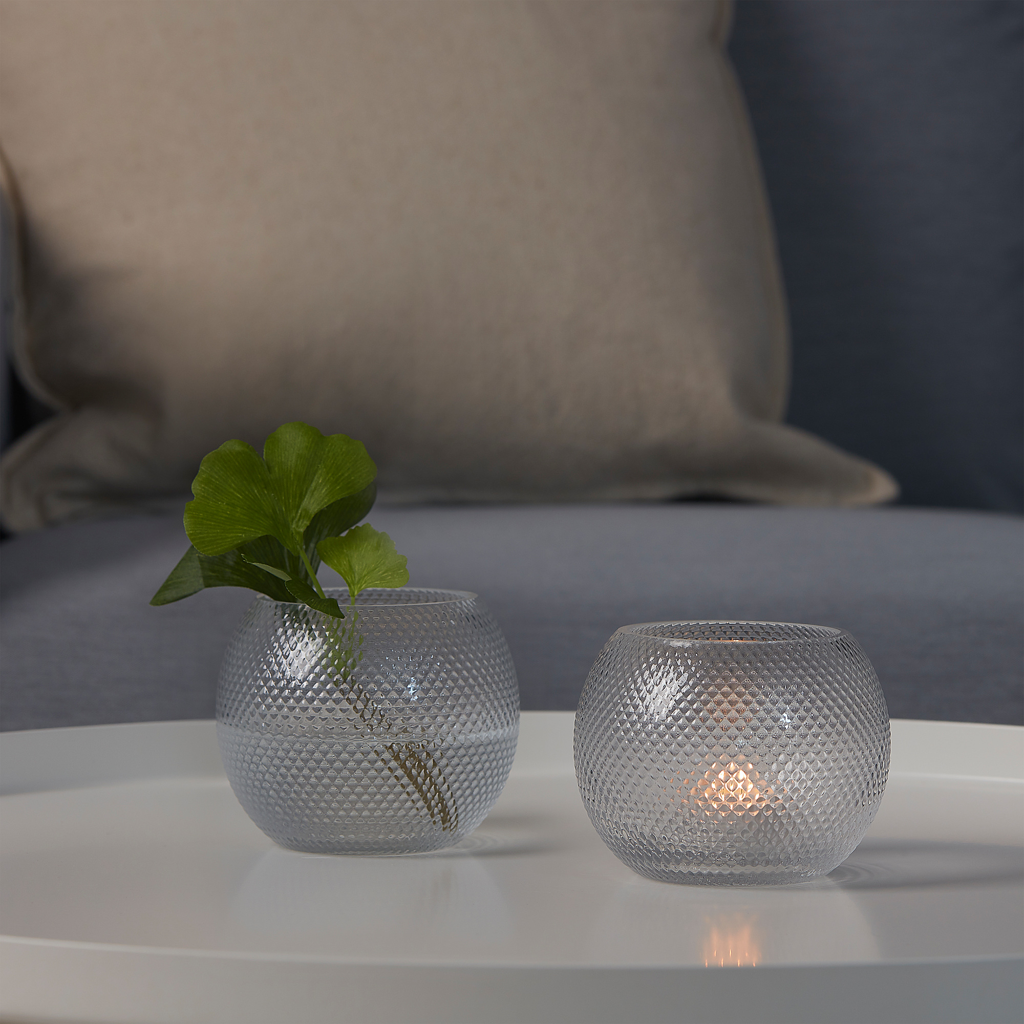 HÖSTVIND Vase/Halter für Teelichter - Glas - IKEA Deutschland