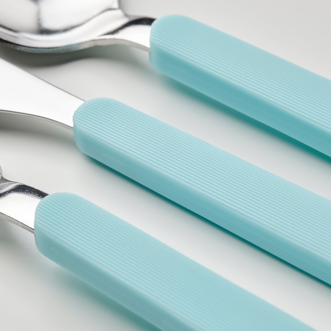 UPPHÖJD 16piece cutlery set, turquoise IKEA