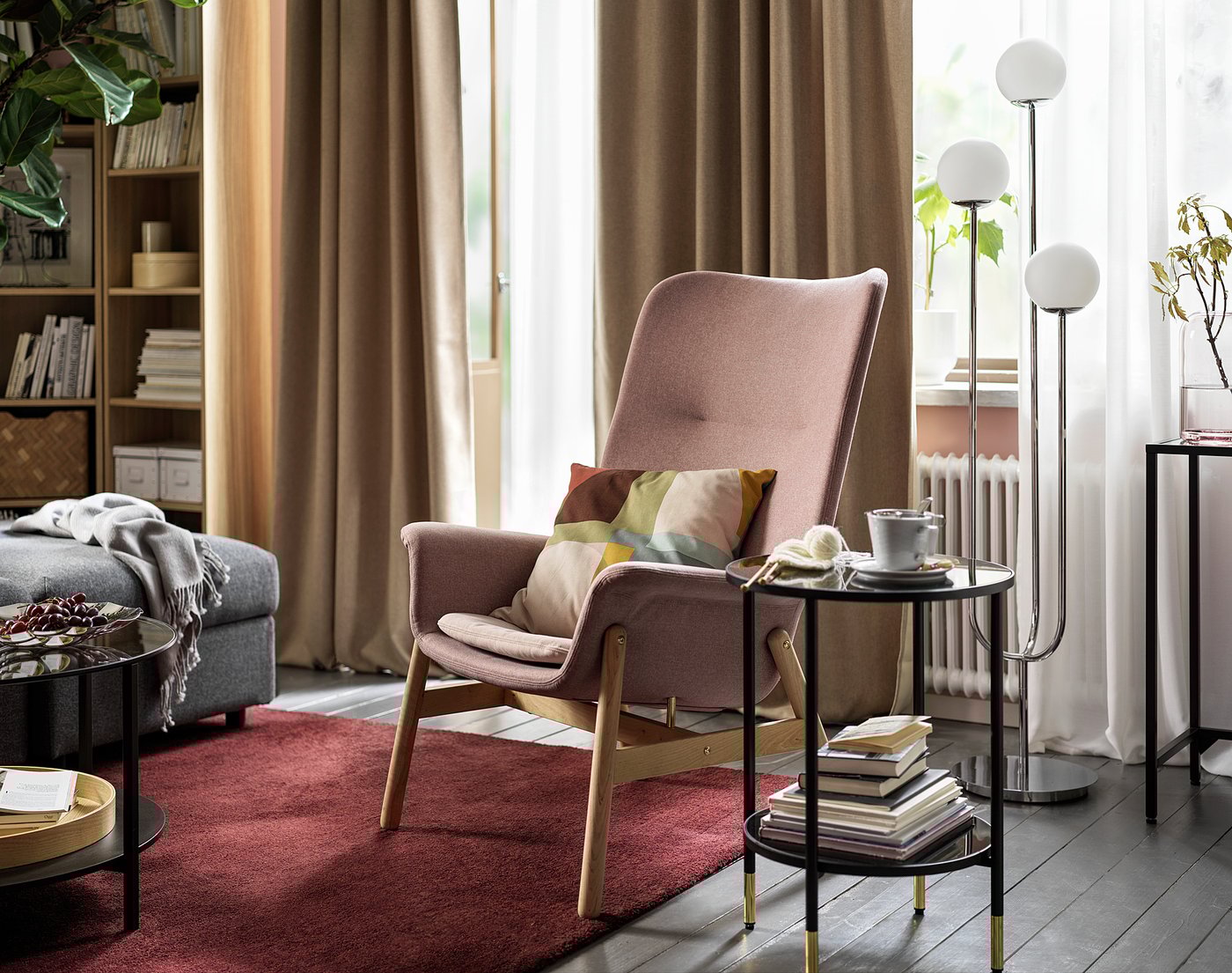 a*d様 IKEA　イケア　VEDBO ヴェードボー　アームチェア　ラウンジチェ 楽天市場】【 IKEA - イケア -】VEDBO -ヴェードボー- アーム