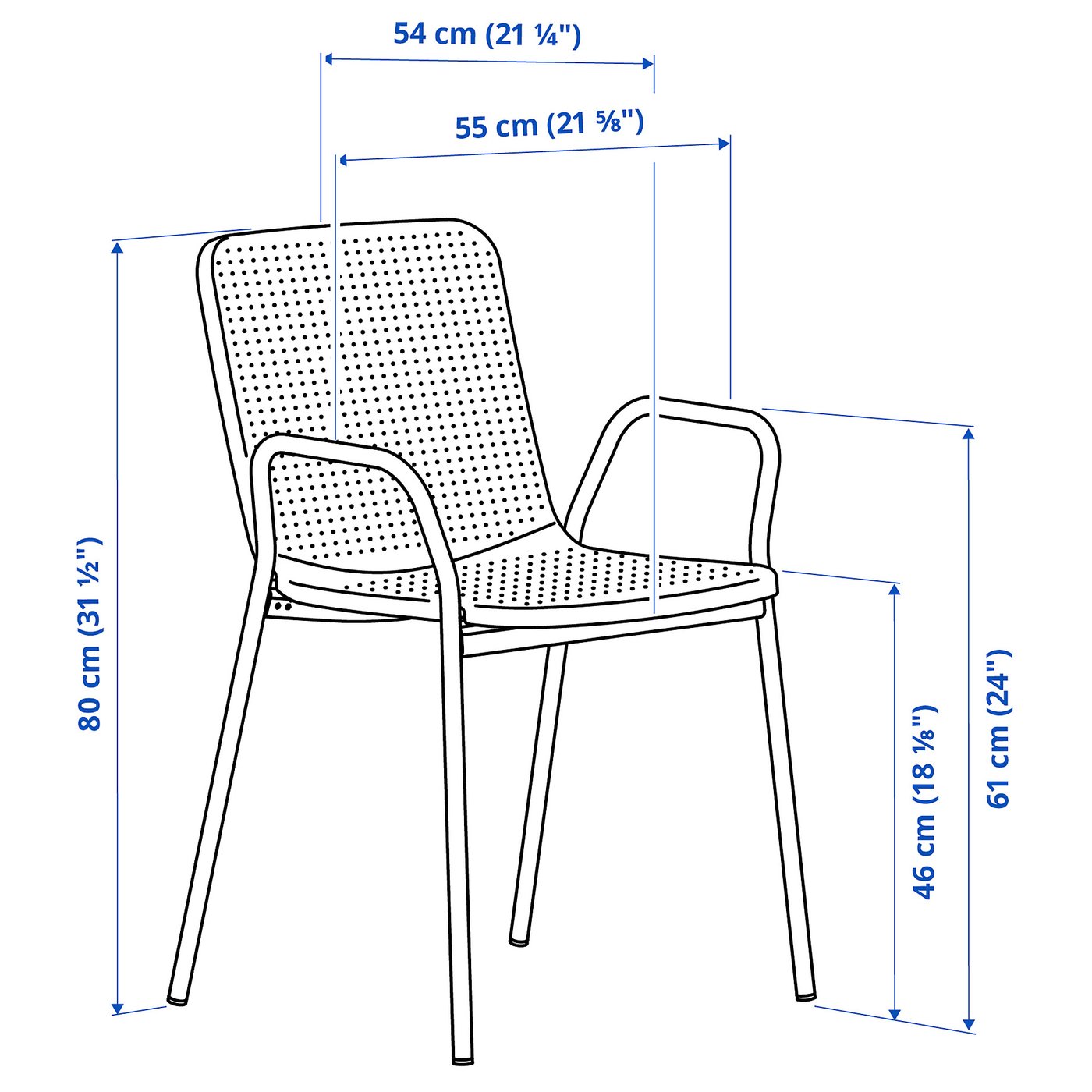【IKEA 】リクライニングチェア　トルパロー　撥水カバークッション付4脚セット IKEA 】リクライニングチェア トルパロー 撥水カバークッション