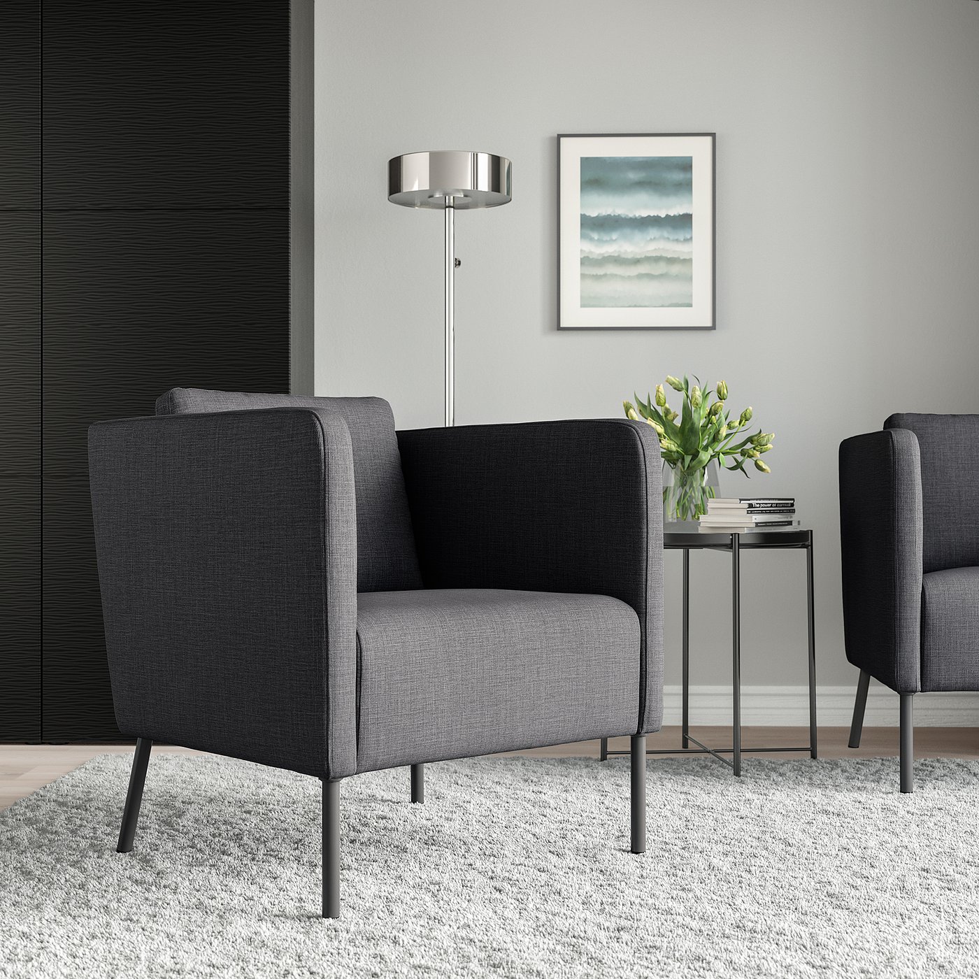 IKEA　EKERÖ エーケロー パーソナルチェア EKERÖ エーケロー パーソナルチェア, スキフテボー ダークグレー