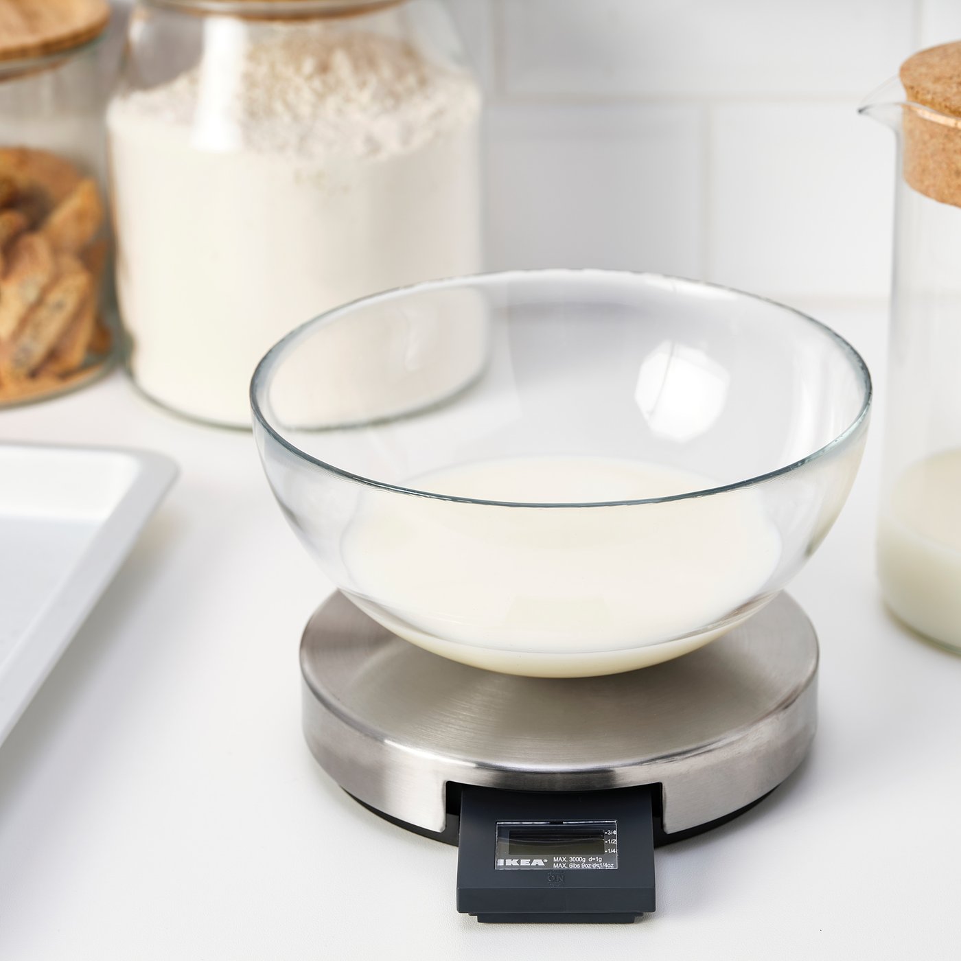 ORDNING stainless steel, Scales IKEA