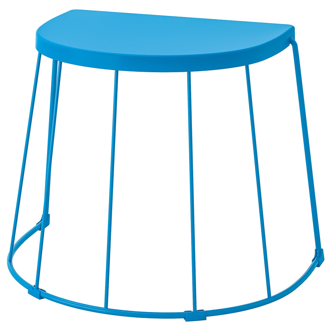 TRANARÖ Hocker/Beistelltisch innen/außen, blau, 56x41x43 cm IKEA