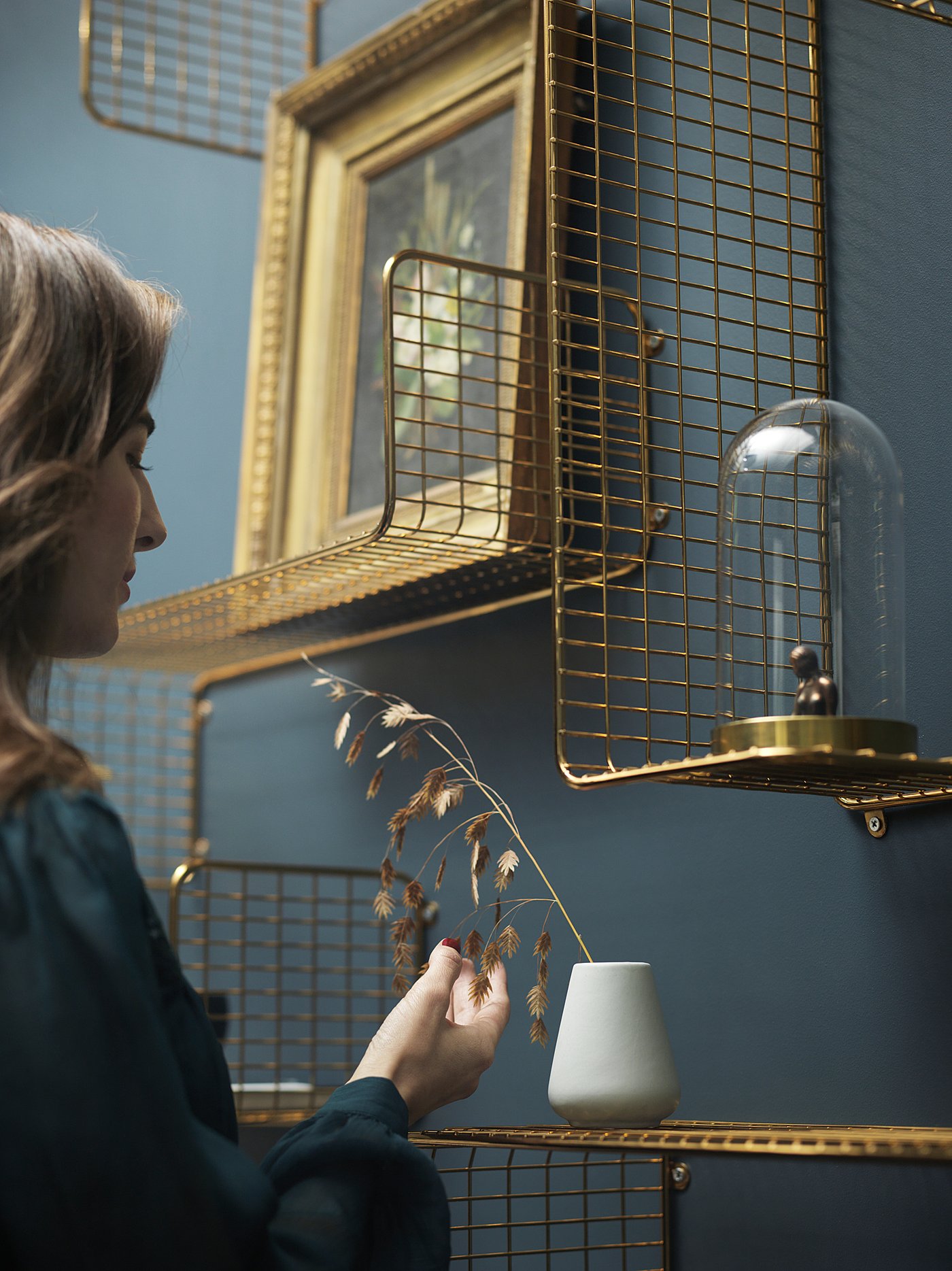 SVENSHULT Wall shelf, gold, 23 5/8x7 7/8" IKEA